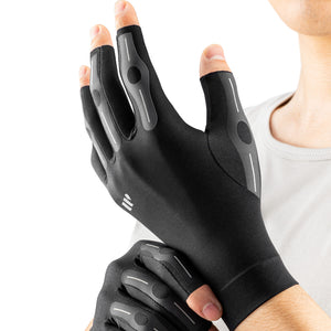 Black WHCOOL 360° Compression Hand Support Gloves – Full-Hand Joint Stability for Daily Movement