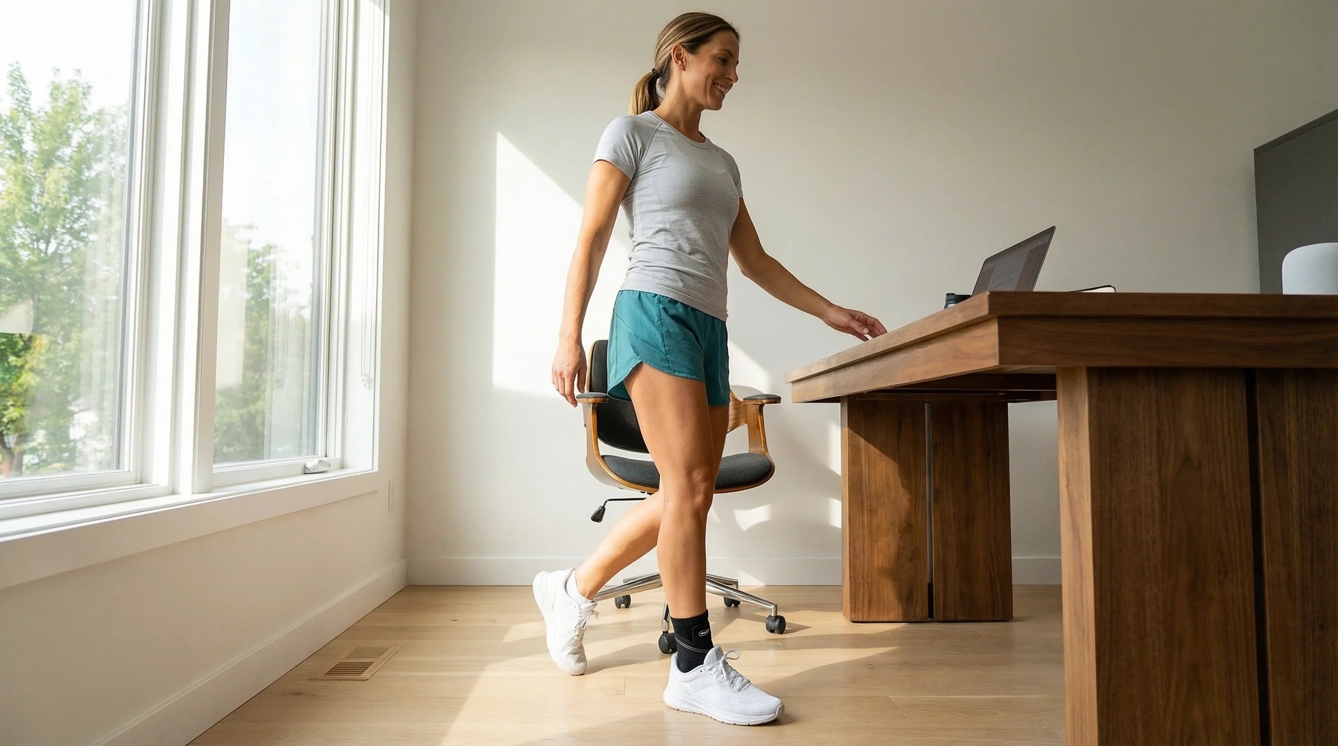 Sitting All Day vs. Standing All Day: Which Is Harder on Your Legs (and the Simple Comfort Plan) 🪑🧍‍♀️🧦
